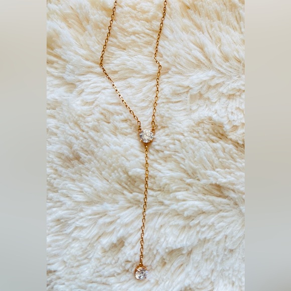 Swarovski Rose Gold Adjustable Necklace - Picture 2 of 3